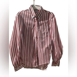 Atoir Red White Stripe Shirt Size Xs/6 Nwt100% Cotton
Open Sleeve Style